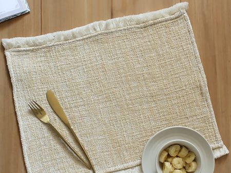 Beige Matsya Vala Cotton Placemats | Set Of 2 Supply