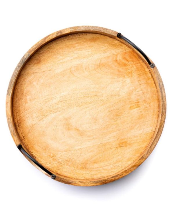 Wooden Round D Handle Tray Supply