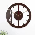 Artistic Woodpecker Decorative Wall Clock For Discount