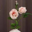 Andrea Silicone Rose Artificial Flower | 2.5 feet | Vase Not Included For Cheap