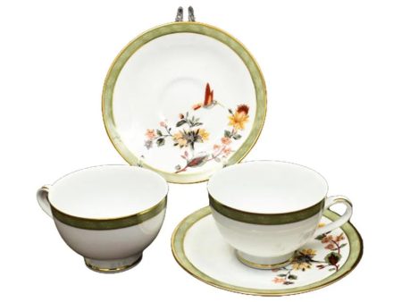 Bloom Porcelain Tea Cup & Saucer | Set of 12 Online Sale