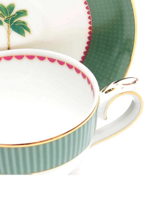 Mayura Porcelain Tea Cup & Saucer Set | Set of 12 | 60 ml on Sale