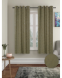 Olive Green Blackout Emboss Curtains | Set of 2 Discount