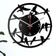 Birds on Wire Wooden Wall Clock Hot on Sale