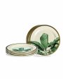 Eco-Friendly Biodegradable Green Leaves Dinner Plates | Set Of 8 For Discount