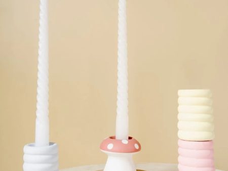 Pastel Perch Mini Candle Stand | Set Of 4 Supply