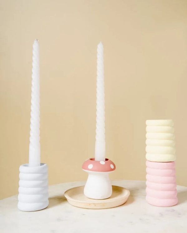 Pastel Perch Mini Candle Stand | Set Of 4 Supply