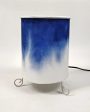 Cylinder Blue Ombre Shaded With Lid Cotton Table Lamp | Blue on Sale