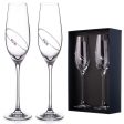 Sakura Ring Flute Wine & Champagne Glasses | 210ml | Set of 2 Online