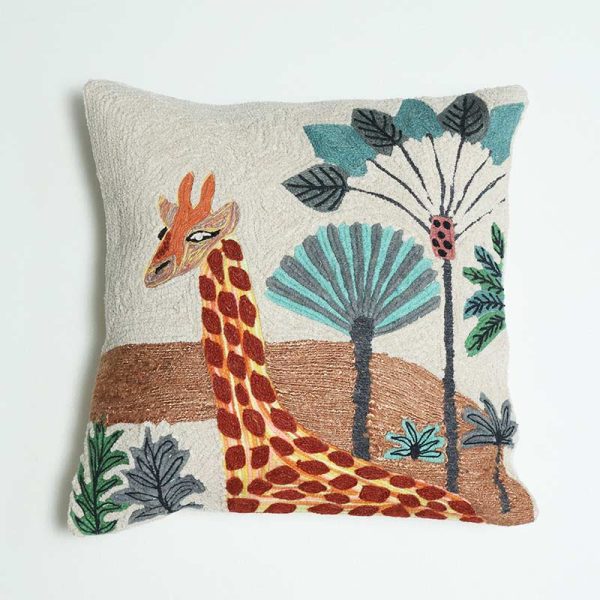 Aabha Cotton Cushion Cover | 20 x 20 inches on Sale