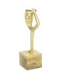 Balanced Blythe Yoga Lady Gold Figurine | 6 x 4 x 12 inches Hot on Sale