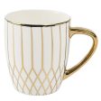 Golden Branch Pattern Fine Bone China Golden Tea Cups | 160ML | Set of 6 Online