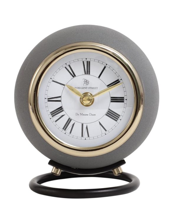 Assiral Stand Grey Table Clock | 6 x 5 x 7 inches Online Sale