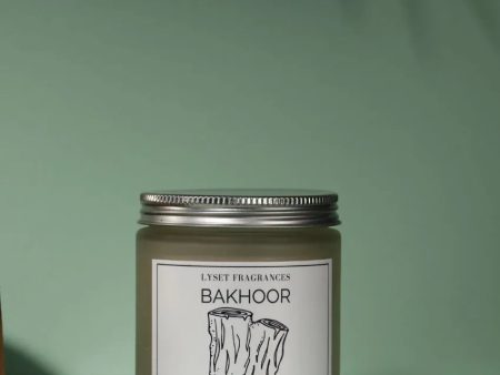 Bakhoor Glass Jar Scented Candle | 8.89 x 7.62 cm   3.5 x 3 inches Online