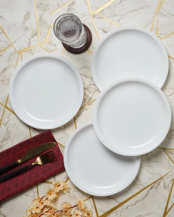 Acrylic Quarter Dinner Plates | Set Of 6 on Sale