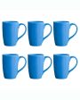 Blue Ceramic Coffee Mug | 360 ml For Discount