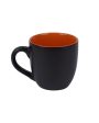 Black Matt Ceramic Tea Coffee Mugs | Set Of 6 Hot on Sale