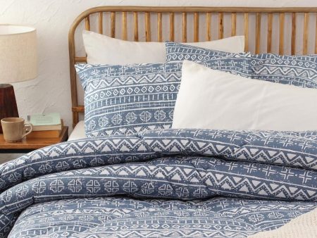 Blue Kullu Patti Cotton Comforter | Double Size | 90 x 108 inches Online