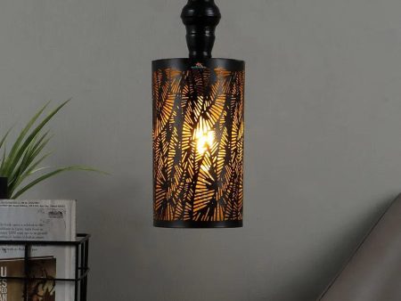 Beautiful Single Black Designer Hanging Ceiling Lamp For Sale