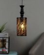 Beautiful Single Black Designer Hanging Ceiling Lamp For Sale