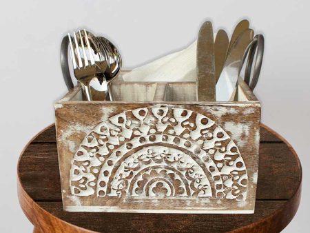 Timeless Design Wooden Cutlery Holder Online now