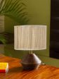 Bamboo Table Lamp With Wood Base | 7X12 Inches Supply