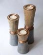 Wired Wooden T-Light Holders | Set of 3 Fashion