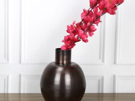 Antique Elegance Iron Round Vase Hot on Sale