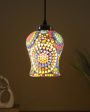 Artisan Style Mosaic Glass Hanging Lamp | 4.5 X 20 inches on Sale