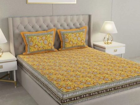 Super Jaipuri Old Art Print Cotton Bedding Set | King Size | 108 x 87 inches Online now