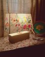 Rectangle New Birds Lamp Shaded Cotton Table Lamp Cheap