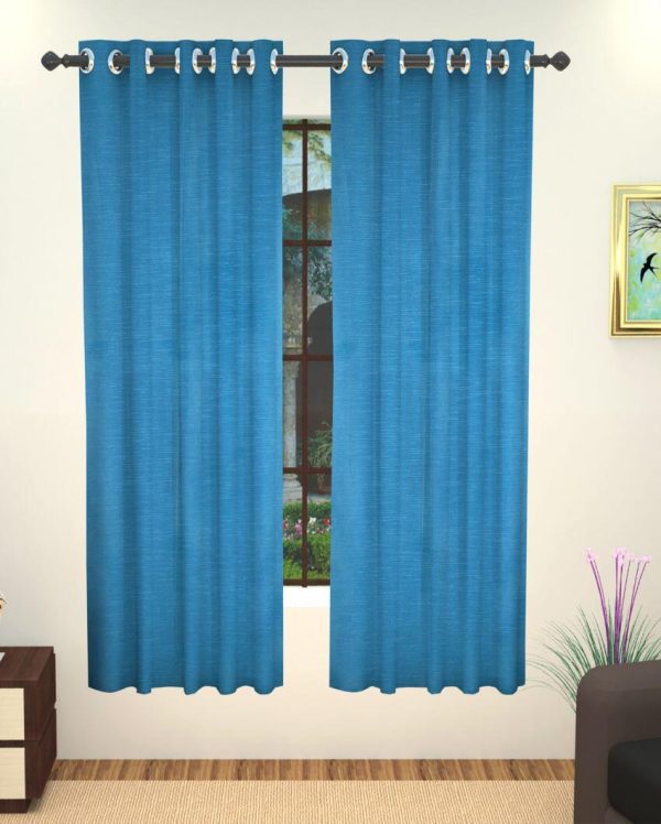 Beautiful Polyester Material Curtains For Window | 5 Ft For Cheap