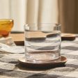 Barline Whiskey Glass Clear Bohemia Crystal Beverageware | Set of 6 | 4 x 4 inches | 410ml For Cheap