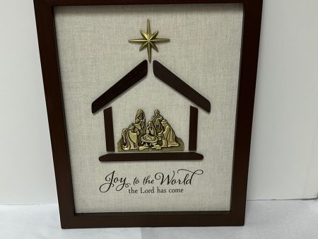 JOY TO THE WORLD NATIVITY PLQ-7956 Hot on Sale