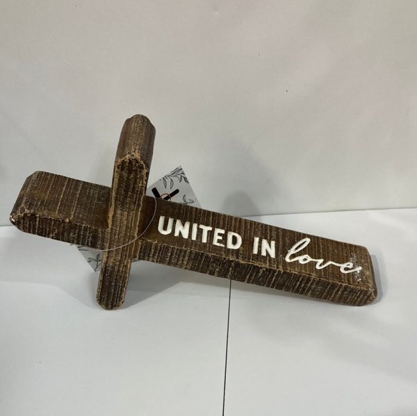 UNITED IN LOVE TABLETOP CROSS-2962 Supply