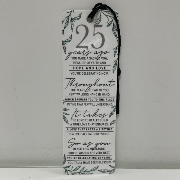 25 YEARS AGO TASSEL BOOKMARK For Sale