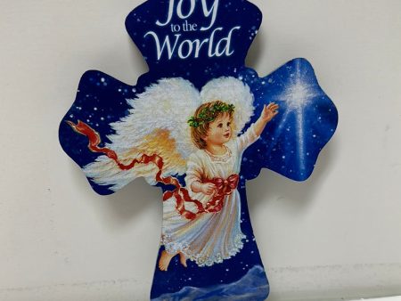 ANGEL JOY TO THE WORLD CROSS-4598 Online Hot Sale