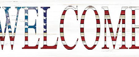 CIN2021A - Patriotic Welcome    - 36x12 Supply