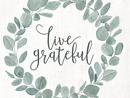 KS170 - Live Grateful Eucalyptus Wreath - 12x12 on Sale