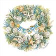 ART1200 - Coastal Beach Wreath - 12x12 Online