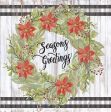 CIN1931 - Seasons Greetings Wreath - 12x12 Sale