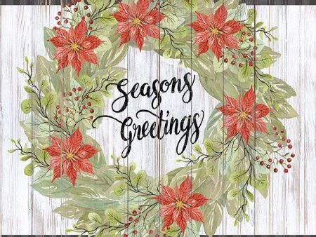 CIN1931 - Seasons Greetings Wreath - 12x12 Sale