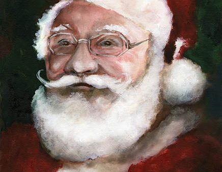 SDS373 - Happy Santa   - 12x16 Sale